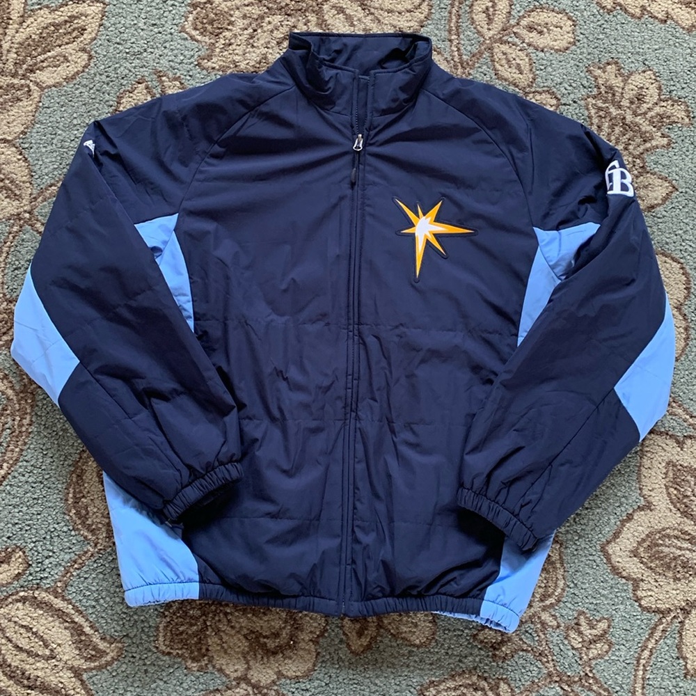 TAMPA BAY RAYS Majestic Men’s Size Large Coat
